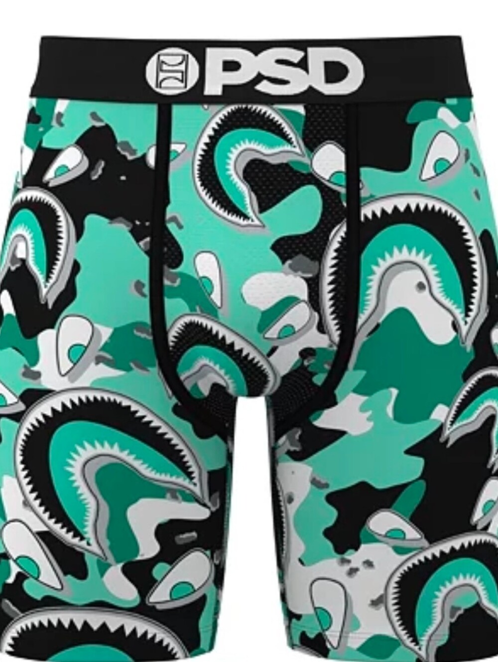PSD Underwear Men's Warface Aqua Shark Boxer Briefs: NEW IN PACK: SIZE L